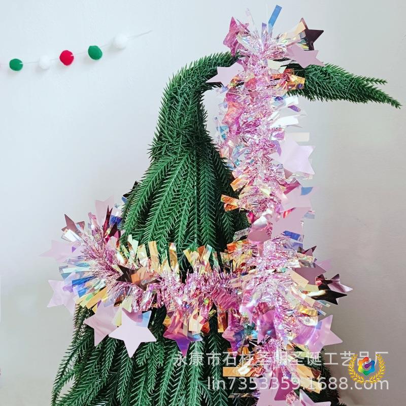 ✅批发 圣诞节装饰彩条头箍配件生日派对布置节日炫彩毛条彩带加