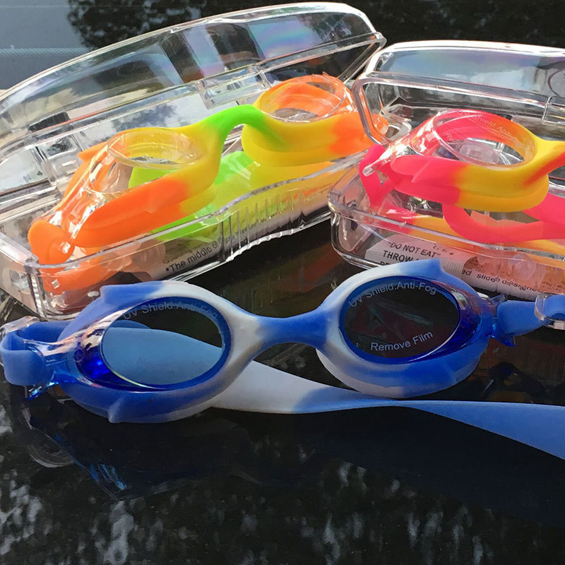 Gafas de Natación Infantiles 3-12 años de PC Anti-empañamiento