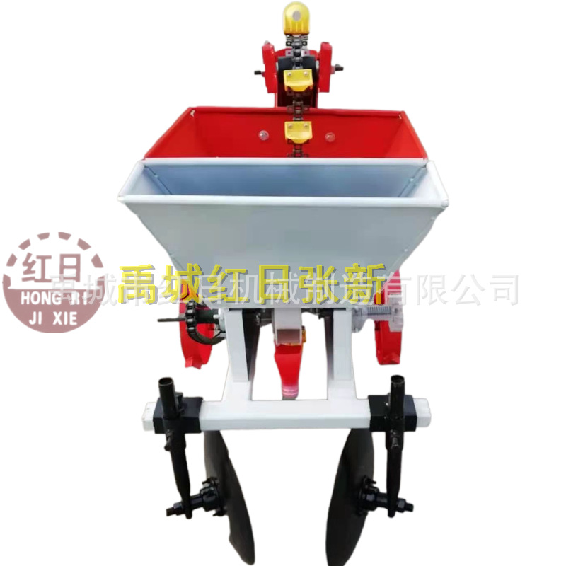 手扶拖拉机土豆种植机现货 单行手扶土豆种植机 红日土豆播种机