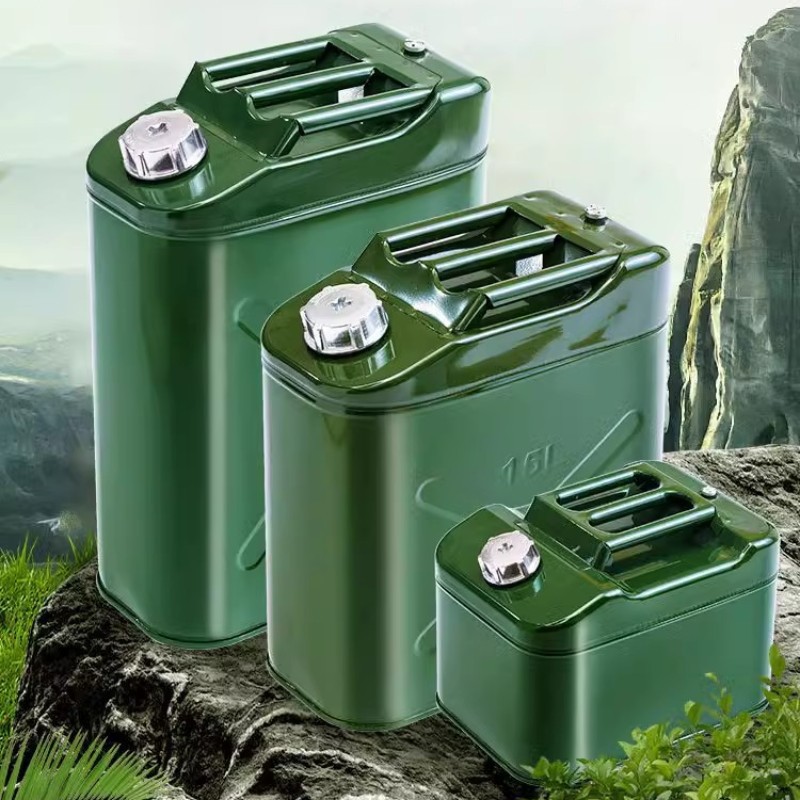 加厚铁油桶汽油桶20升10L5L柴油壶加油铁桶汽油罐汽油专用桶家用