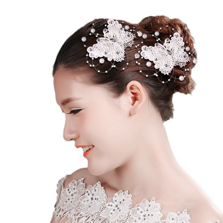 Фейковая/ Lace hairgrip...