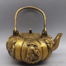 古董古玩批发仿古铜壶八仙壶酒壶 老物件乡下收藏 水壶居家工艺