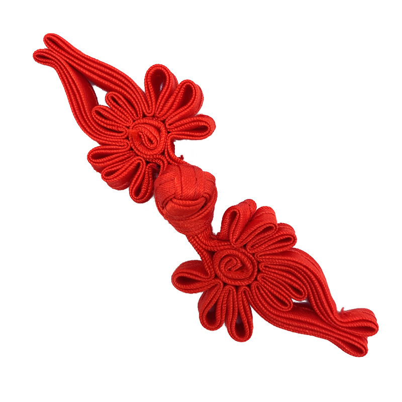 Accesorios de alto grado de tela china loto placa hebilla hecha a mano cheongsam botón superior étnico tarjeta de boda tang traje placa hebilla al por mayor
