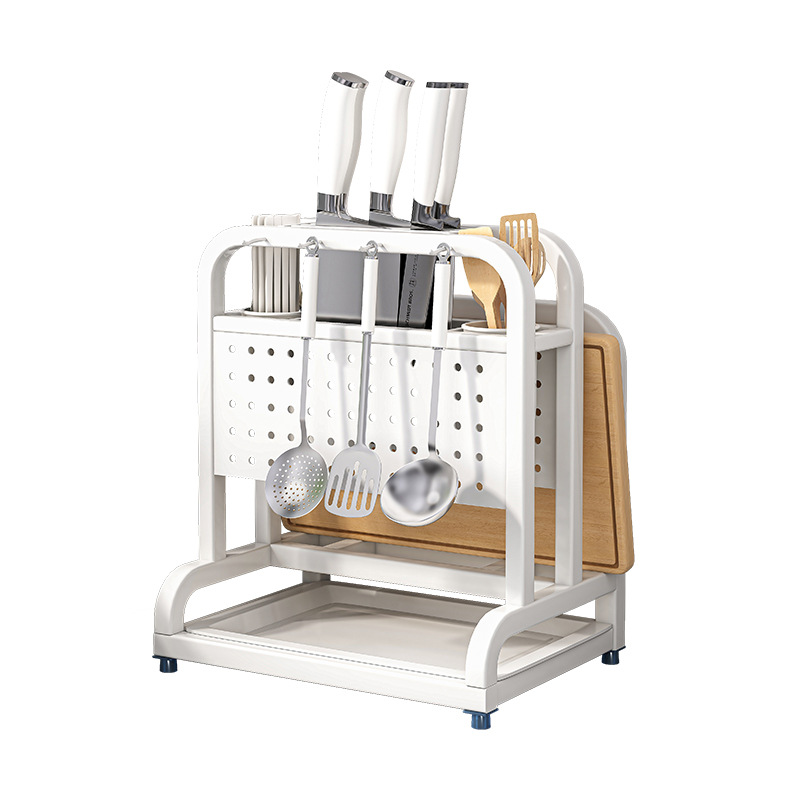 Soporte para cuchillo de acero inoxidable 304, tabla de cortar multifuncional, tapa de olla, estante para cuchillo de cocina, estante para almacenamiento de palillos de espátula, estante para utensilios de cocina
