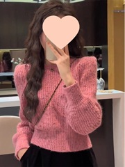 秋冬2025新款小香风设计感小众洋气减龄毛衣内搭打底针织衫上衣女