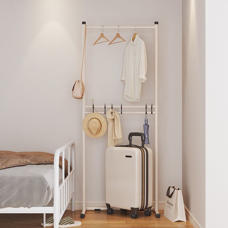 Clothes Rack Floor-Standing Bedside Corner Wall-Mounted Clothes Rack Multifunctional Student Dormitory Combination Rack Rental Room Coat and Hat Rack