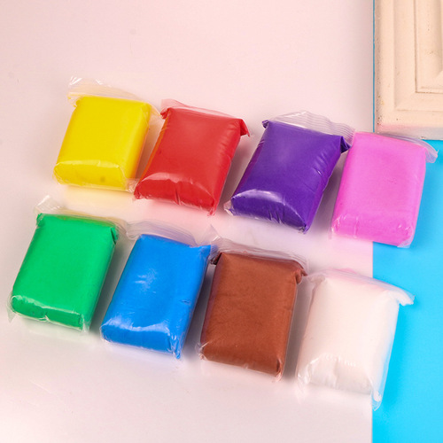 Ultra-light clay children's 12-color set educational clay DIY non-toxic toy plasticine paper clay wholesale