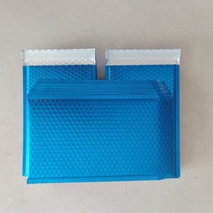 Blue aluminized bubble bag thickened and hardened self-sealing envelope high-grade express bag with texture direct packaging and delivery