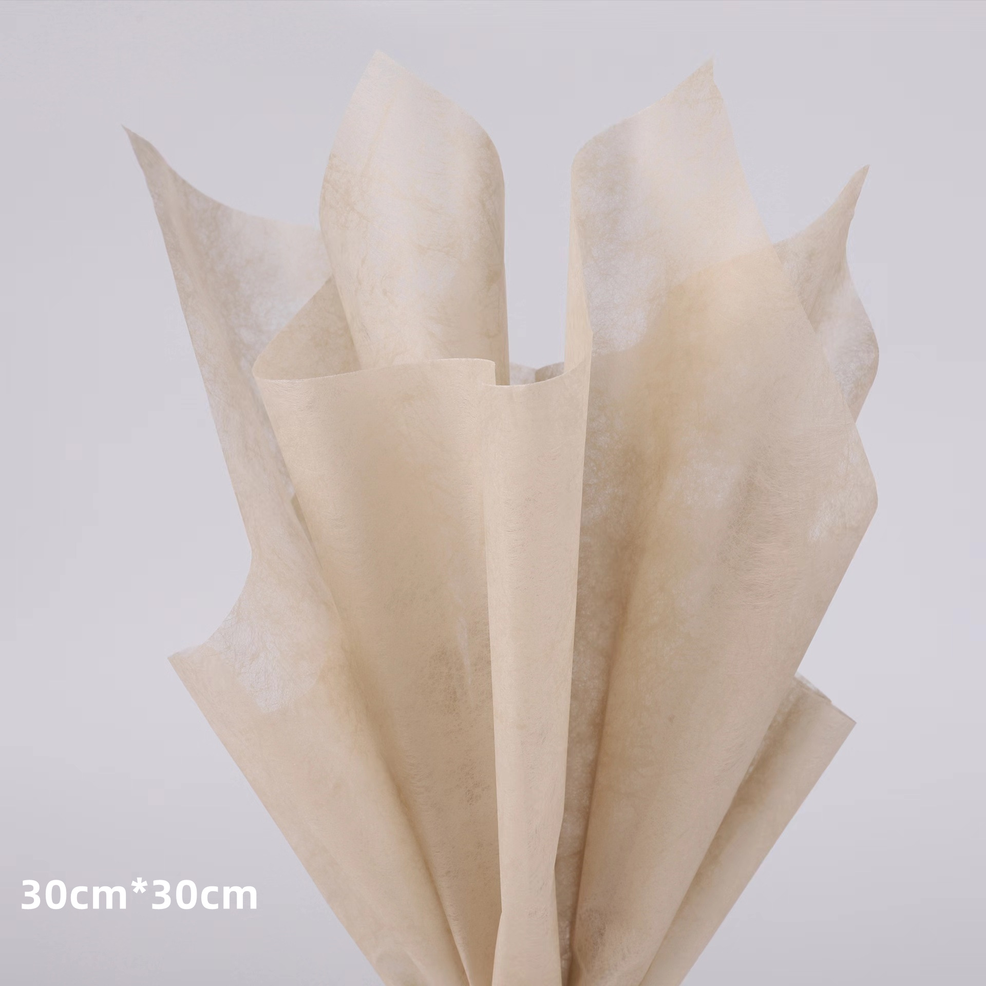 De estilo coreano de segunda generación de algodón leche rollo de tela no tejida floristería floral papel de algodón impermeable tienda de flores pastel de hornear papel de embalaje