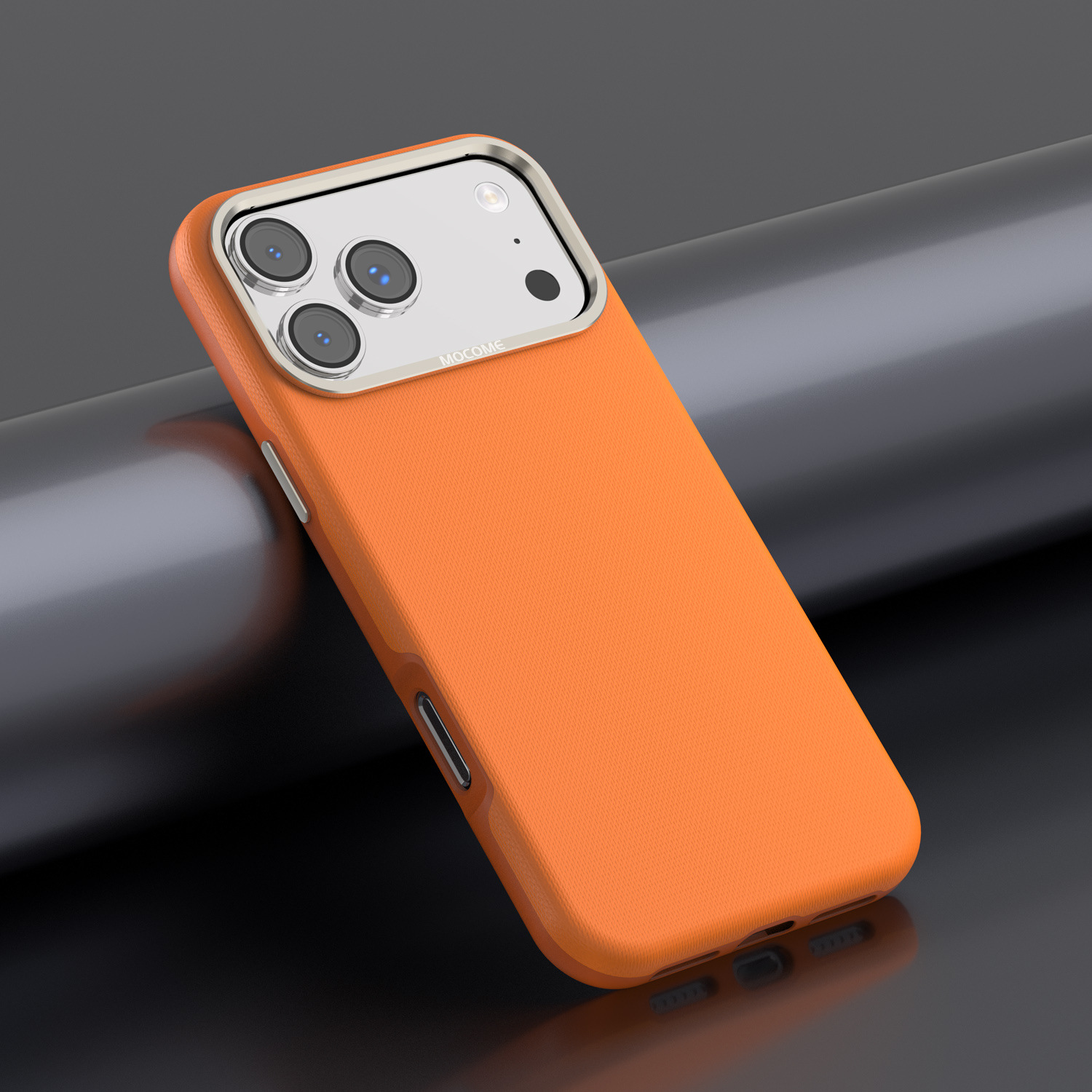 Ốp lưng điện thoại từ tính công nghệ vải dệt cho iPhone 17, 16 Pro Max, 15 — Cam, Xanh dương, Đen, Xanh lá chi tiết 37