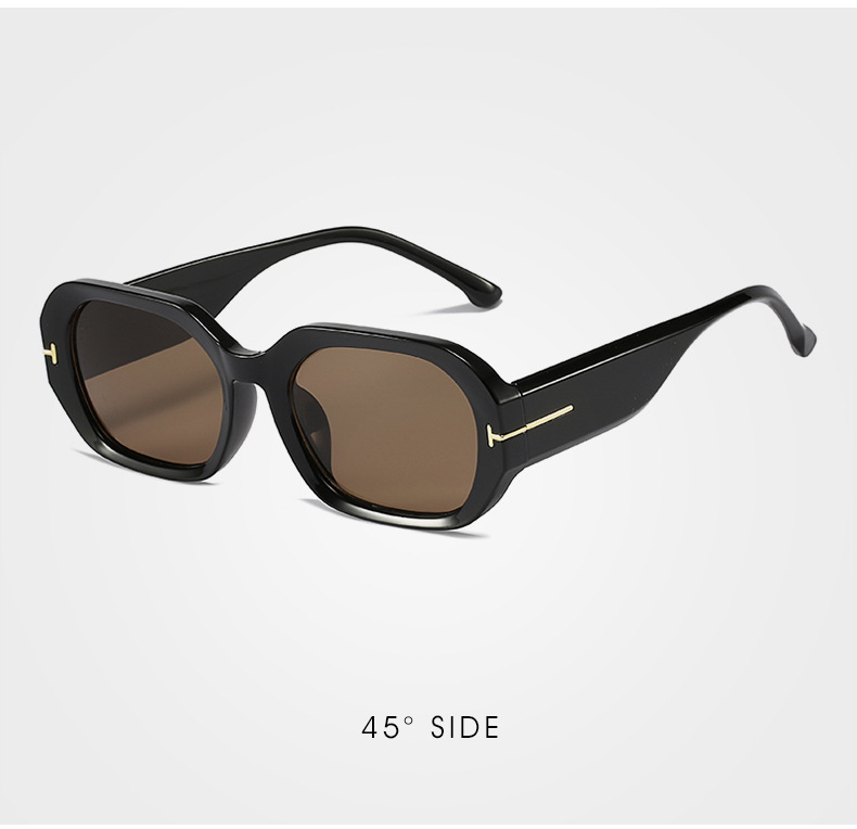 Nuevo estilo pequeño marco retro simple T Comercio exterior transfronterizo gafas de sol hombres y mujeres en línea celebridad Amazonas fabricante de gafas de sol europeas y americanas en stock