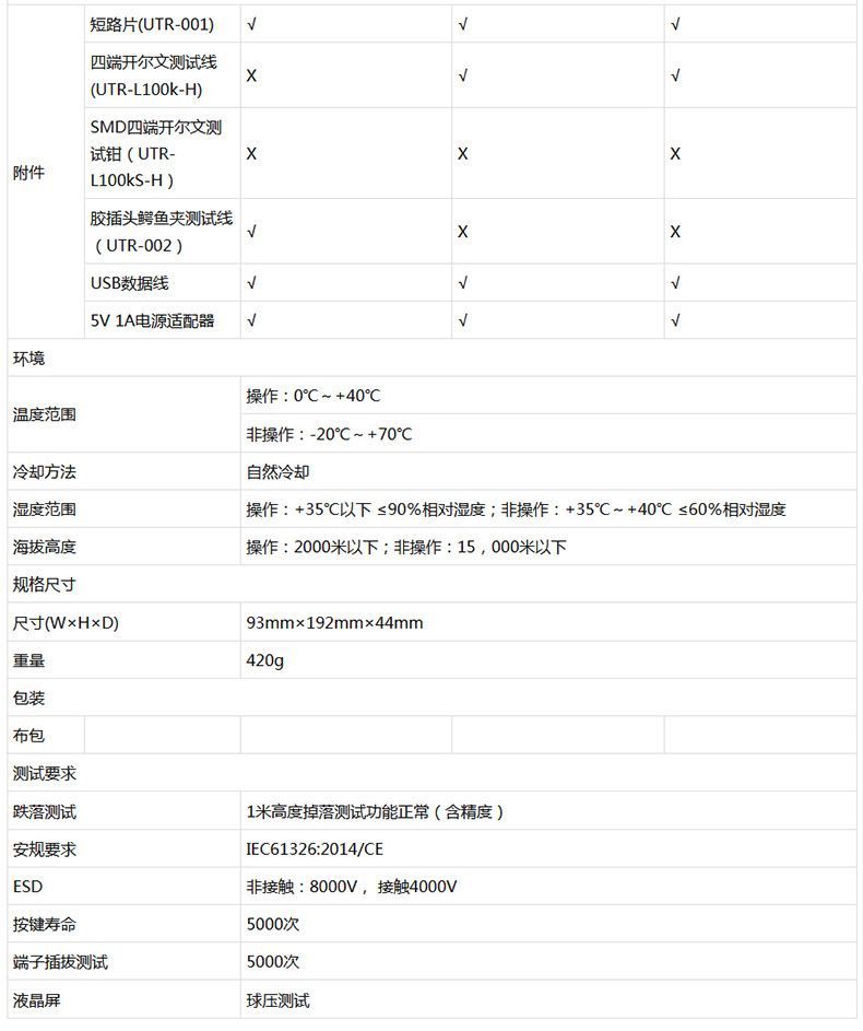 优利德UT622手持式数字电桥详情_12