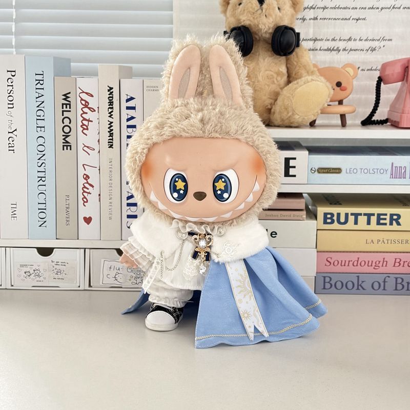 在庫あり LABUBU ステーショナリー 38cm ビニール人形服 LABUBU ぬいぐるみ トレンド おもちゃ 毎日深いベビー服 服のみ|undefined