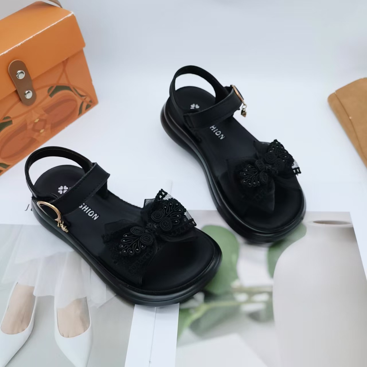 34-39 Tamaño de sandalias para niñas 2026 zapatos de playa para niños zapatos de niñas zapatos de princesa