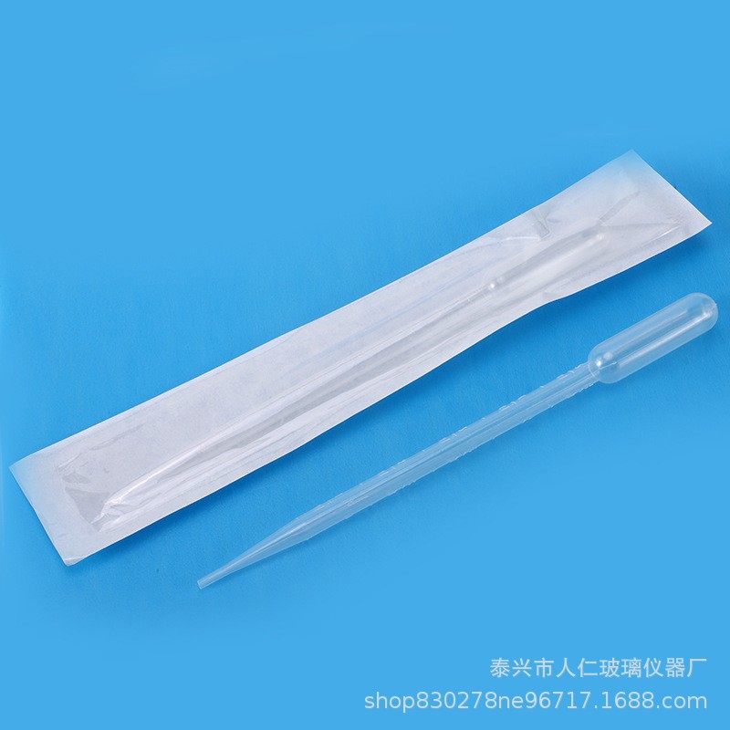 一次性塑料刻度吸管纸塑滴管巴氏100支/包灭菌巴氏吸管规格全
