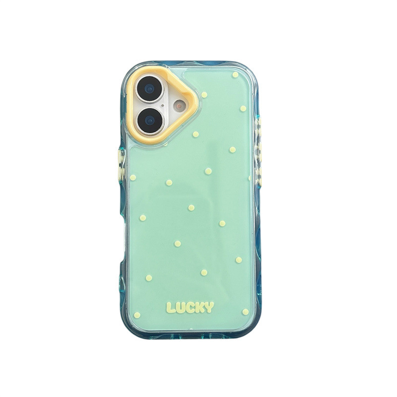 Punto de onda translúcido simple de verano para iphone16ProMax Apple 14 funda para teléfono móvil 15PM pareja 16 nuevo