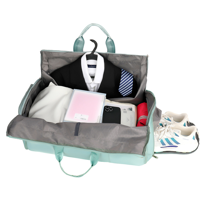 Transfronterizos nuevos trajes de mano de alta capacidad bolsa de almacenamiento de trajes bolsa de viaje bolsa de ropa plegable bolsa de fitness