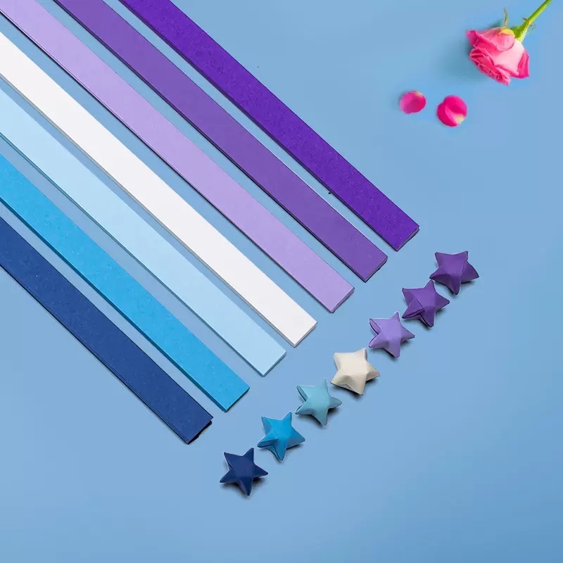 Blue and purple gradient shortening 22CM (540 pictures/package)