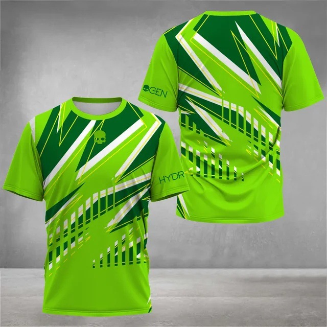 2025 venta caliente moda 3D impresión digital para hombres deportes deportes suelta transpirable manga corta cuello redondo camiseta en stock