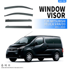 适用三菱得利卡D3晴雨挡雨遮阳板雨眉DELICA Van D3 Window visor