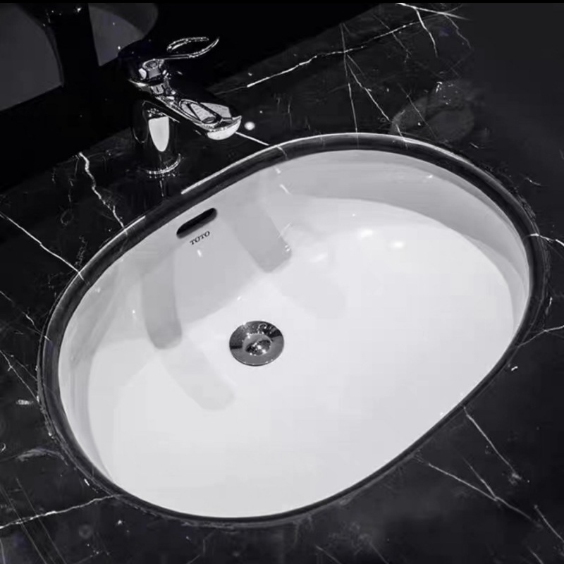 TO lavabo LW596RB / 1535B / 1536B lavabo cuadrado de cerámica inteligente incrustado lavabo de manos