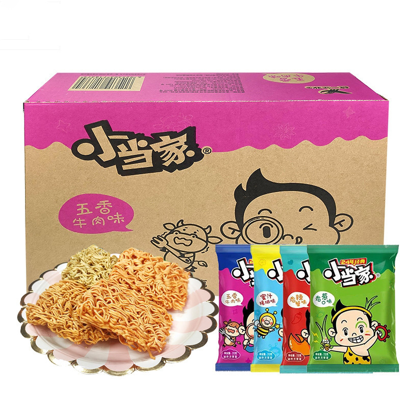 Little Chef Crispy Noodles Whole Box Night Snack Nostalgic Dry Noodles Casual Instant Noodles Snack Little Raccoon Food Little Chef Crispy Noodles Whole Box Night Snack Nostalgic Dry Noodles Casual Instant Noodles Snack Little Raccoon Food