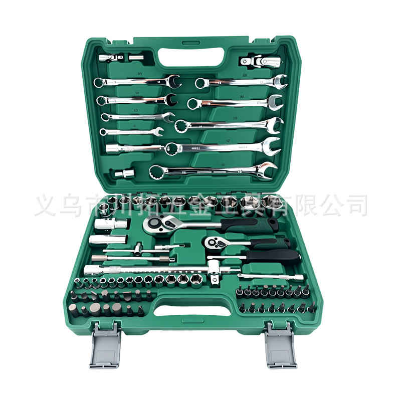 Juego de herramientas mecánicas para coche, juego completo de llaves y caja de herramientas profesional