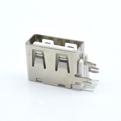 Cross-border exclusive USB 3.0 straight edge short body 90-degree side insert female connector with height increase 1.0 1.3 2.0