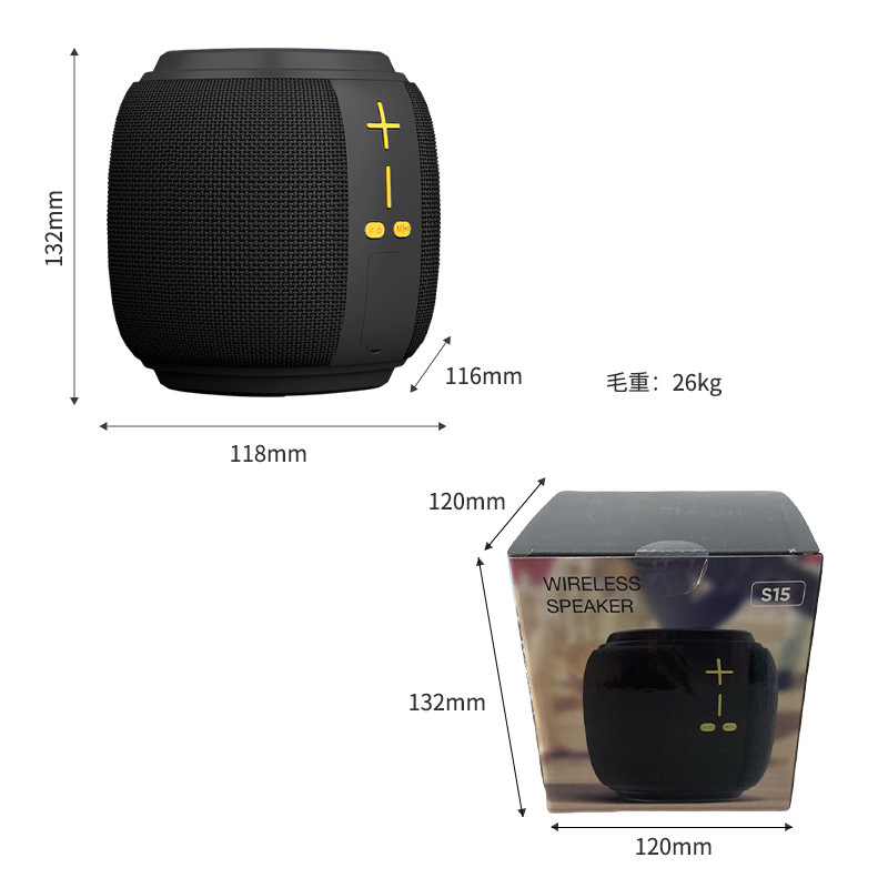 屋外家庭用bluetoothスピーカー大音量IPX6防水無線音響サブウーファ3dサラウンドクロスボーダーカスタマイズ|undefined