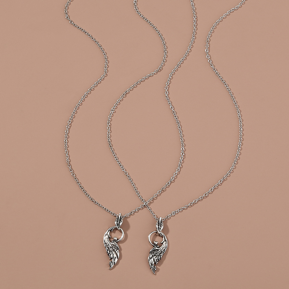 Heart Diamond Pendant Necklace display picture 1