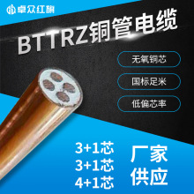 卓众红旗矿物质铜管防火电缆BTTRZ 3*2.5~4*240工程专用电线 电缆