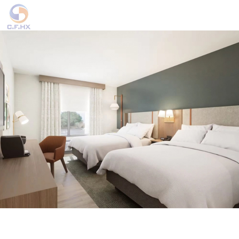 Holiday Inn H5 Holiday 5-Star Modern Hotel Rooms Suite Furniture Hpl Fire Plate Furniture