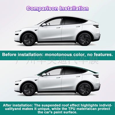 Black Film for – Tesla Car paint protective film