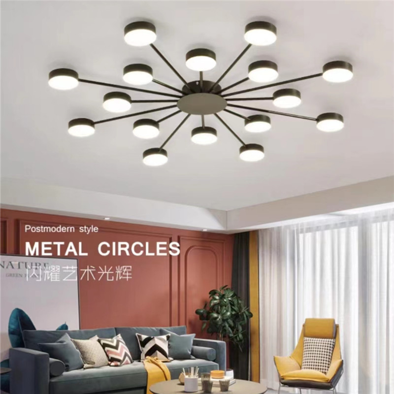 Cross-border Nordic living room pendant light, hall ceiling light, high-end main light, bedroom ceiling light, minimalist restaurant lighting Zhongshan