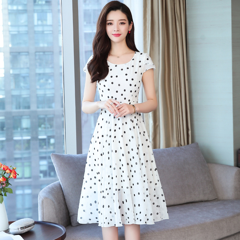 Long summer shiffon skirt