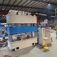 630吨800吨三梁四柱液压机伺服金属塑料SMC材料成形大台面自动化