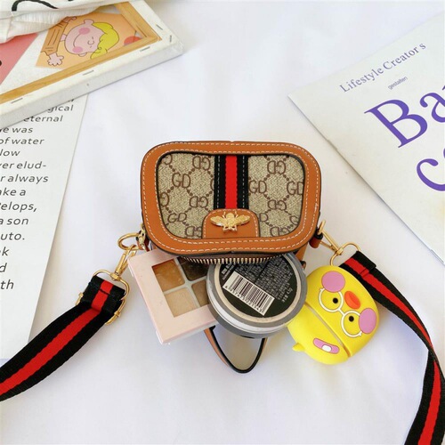 Celebrity Style Children's Handbag 2024 New Crossbody Bag Girls Fashion Cute Princess Shoulder Bag Internet Celebrity Style