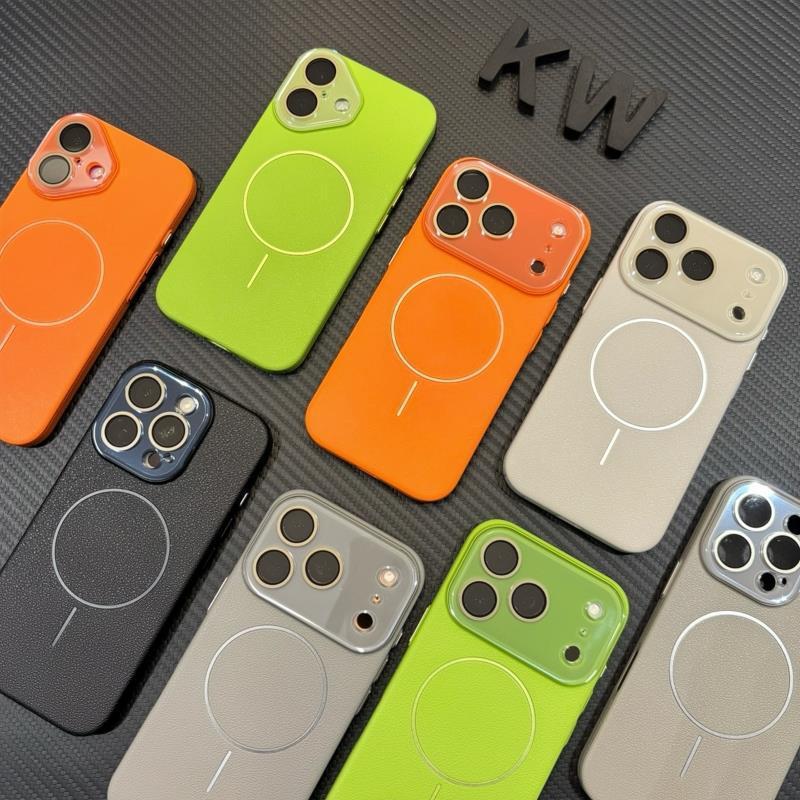 Kristall-Litschi-Textur, vollständige Abdeckung, Schutzhülle für iPhone 17, hautfreundliches Design, magnetisches Laden, stoßfester Schutz für iPhone 16_voghion.com