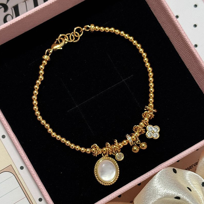 High-End Trendy Dragon Heart Style Braided Bracelet Lucky Ball Drip 2025 New Fashion Light Luxury Alternative Jewelry