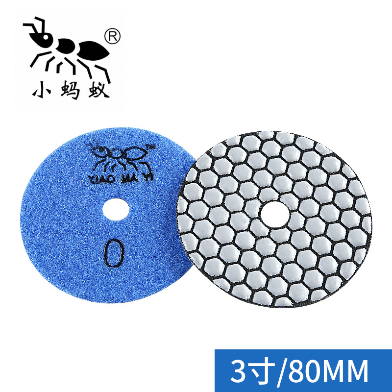 Pequeña hormiga mármol seco molienda pieza granito piedra pulido azulejo biselado recorte artefacto amoladora angular pieza de molienda