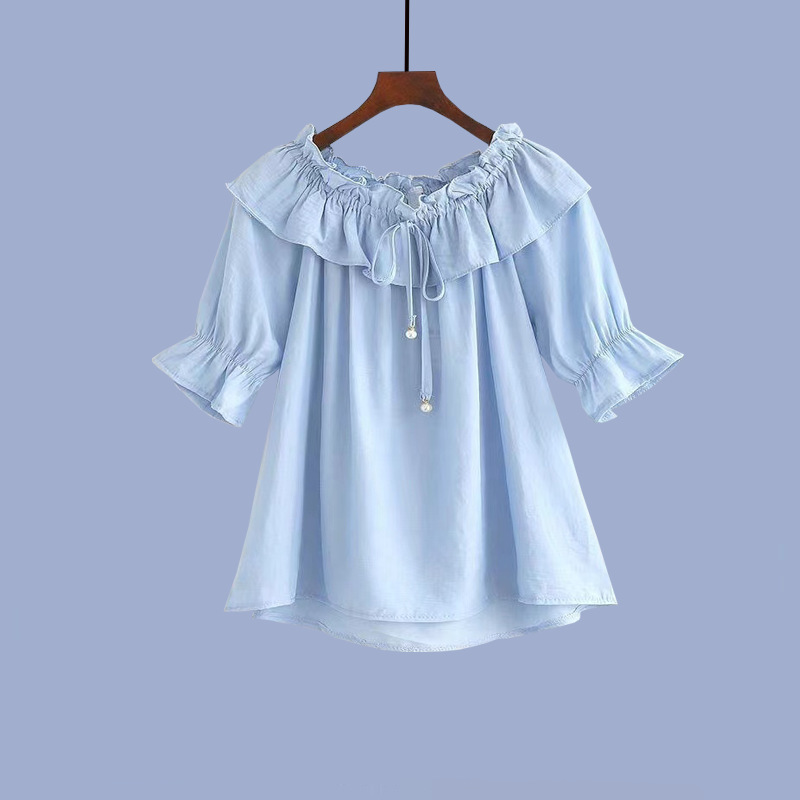Blue short sleeves 1111