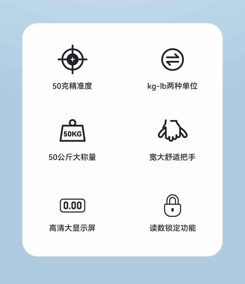 Yongheng Liangpin 50KG Taşınabilir Dijital Bagaj Tartısı Hediye Çantası LED Ekranı El Tipi Tartı Havaalanı Seyahat Tartısı