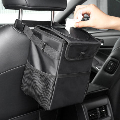 車載ゴミ箱蓋付き自動車用折りたたみ式吊り下げ式防水収納ボックスクロスボーダー起爆収納ボックス