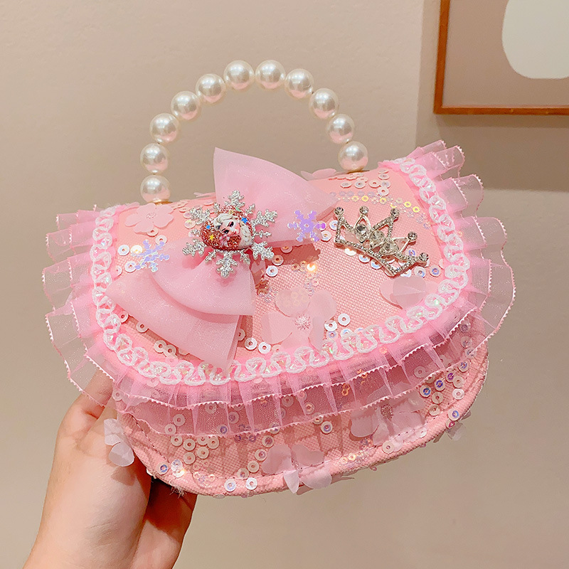 Snowflake bolsos para niñas princesa Aicha niños mochilas para niñas sirena caja de regalos set 1 de junio