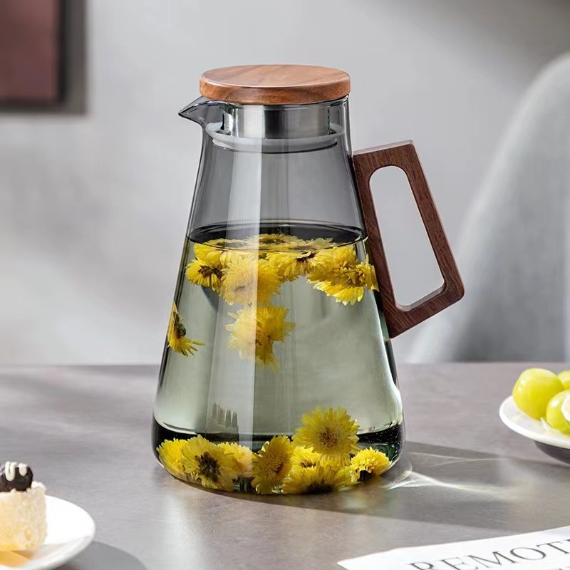Hervidor frío de alto valor, hervidor de vidrio, resistente a altas temperaturas, taza de agua hervida fría para el hogar, tetera, juego de hervidor de gran capacidad image 13