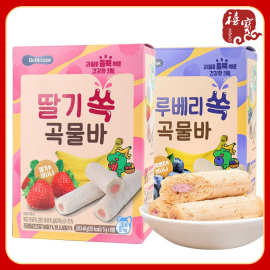 韩国百蓓可儿BEBECOOK谷物棒40g蓝莓草莓味零食夹心谷物棒