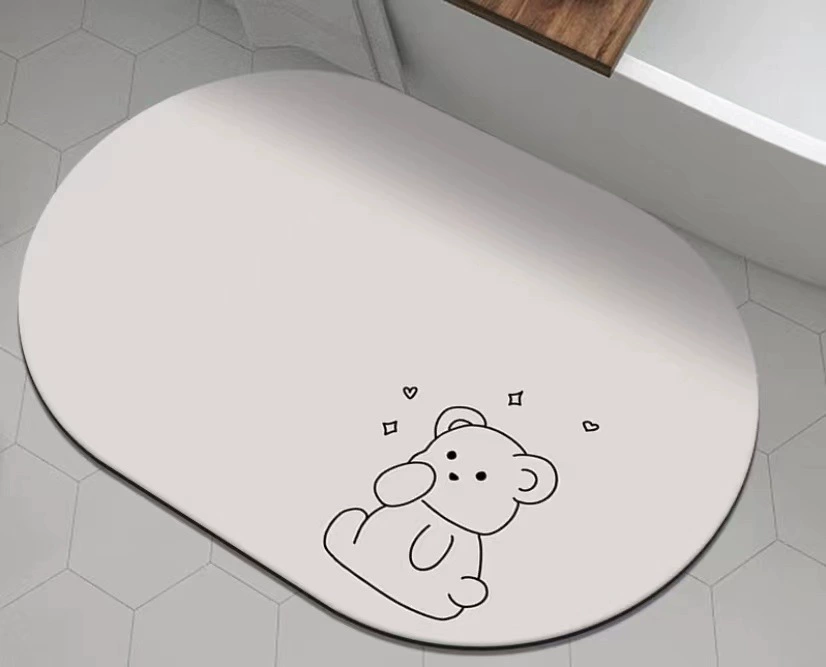 Диатомитовая Bath матрац антискользящая водопоглощающая быстрая сушка, современный 1122–1128, 40×60–80×120 см