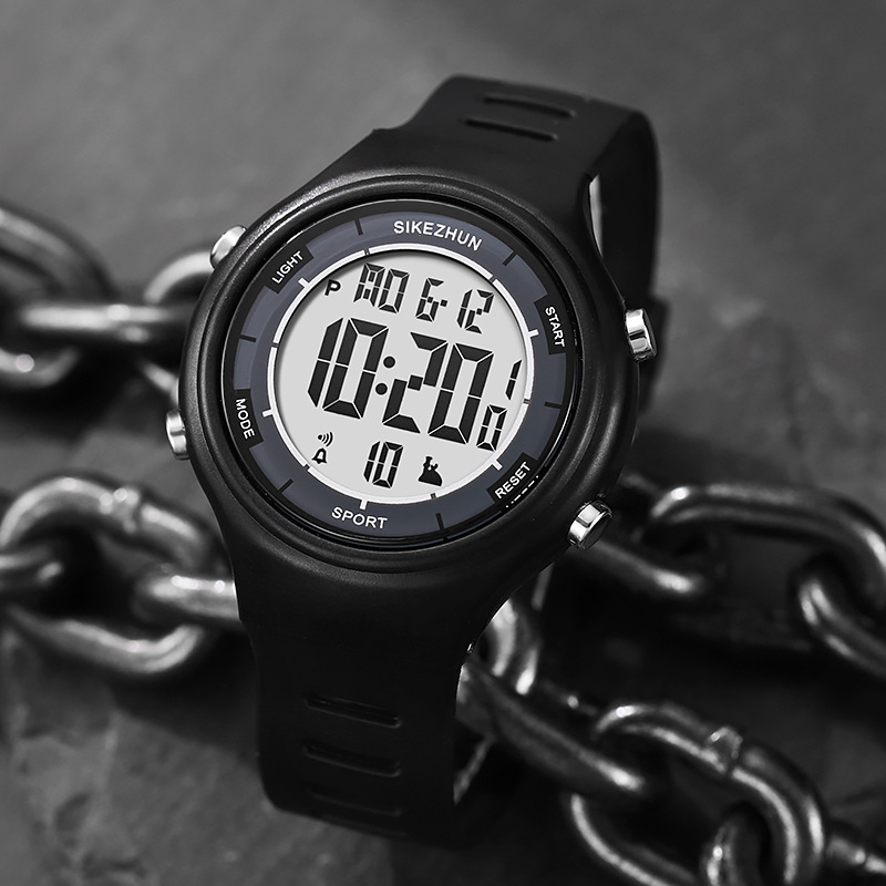 Children's Electronic Watch for Primary and Secondary School Students, Teenagers, Luminous Alarm Clock, Boy's Multi-Functional Waterproof and Anti-Fall Sports Watch