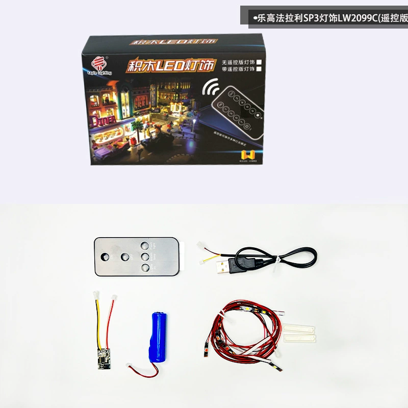 DIY конструктор светильники совместимы с Lego 42143 Fa La La Li DAYTONA SP3 механическая группа LED пульт дистанционного управления освещение