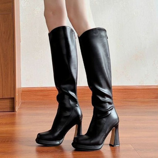 ��ɫ�LͲѥŮʿ2025�ﶬС���L�߸�ѥ���ݏ���ѥ�@�ȼ���ʽ��Ͳѥ